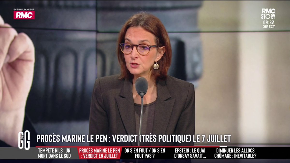🏛️ Marine Le Pen : "Faire campagne avec un bracelet électronique, ce serait un fort symbole antisystème." 🗣️ Barbara Lefebvre : "Ce serait une erreur de ne pas faire campagne même avec un bracelet électronique. Symboliquement ce serait très fort." #GGRMC