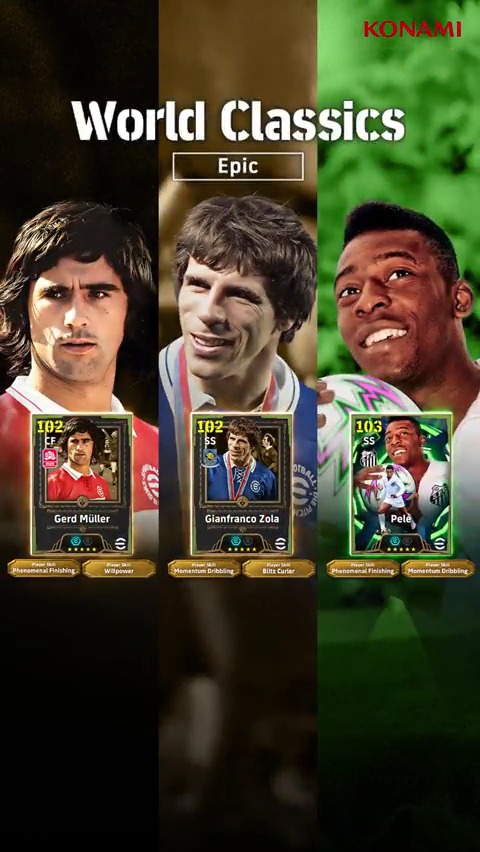 【Epic: World Classics】 ジャンフランコ ゾラ & ゲルト ミュラーが eFootball™ 30周年特別カードで登場! ジャンフランコ ゾラ ペレ ゲルト ミュラー ワールドクラスの英雄たちとともに、圧倒的な攻撃力を発揮しよう! #イーフト #eFootball