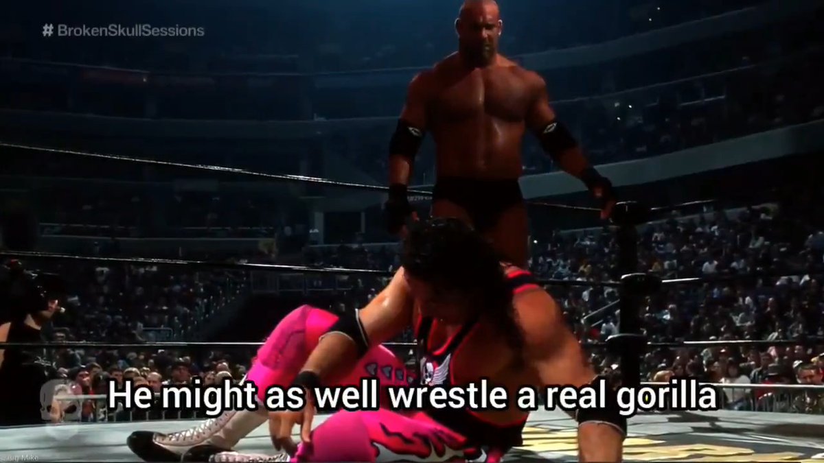 “Don’t hurt me, do whatever you want.” “He hurt everybody he worked with. Might as well wrestle a real gorilla.” The Bret Hart and Goldberg beef is honestly insane 😭 Bret will NEVER miss a chance to remind everyone that Goldberg is a bad wrestler💀