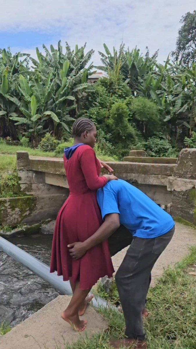 I wonder why they opted to take a shortcut by walking on the unsafe pipe, while there is a bridge which is safe.