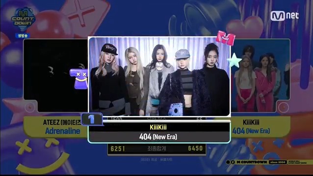 🏆 KiiiKiii just won #1 on M Countdown with “404 (New Era)”! FIRST EVER M COUNTDOWN TROPHY for them! 🥳 Congrats KiiiKiii &amp; TiiiKiii! 💖🎊 #404_NewEra3rdWin #KiiiKiii5thWin #KiiiKiii #키키 #404_NewEra (260212)