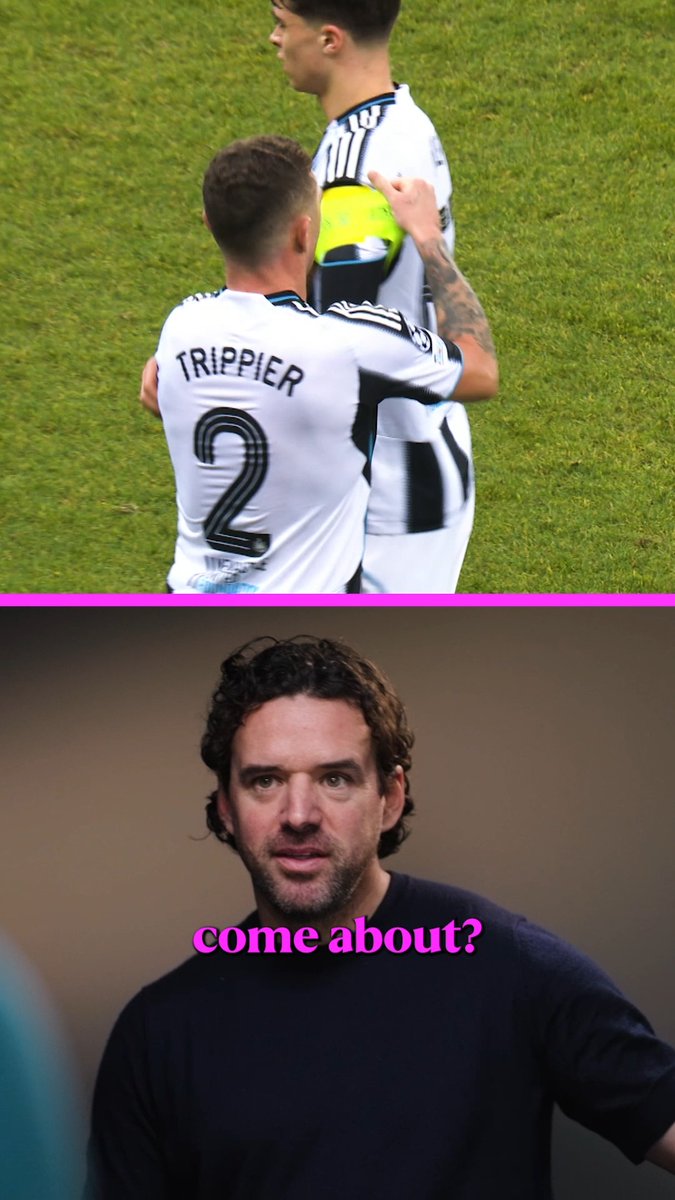 19-year-old Lewis Miley speaking about the moment he captained Newcastle in the Champions League ๐ค๐ค