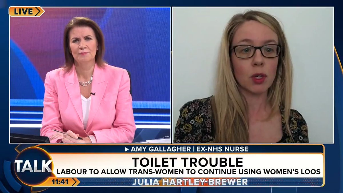 🚨 "Trans ideology has been pushed so hard in the NHS over the last 10 years; they are scared of the trans activists." Equalities Minister Bridget Phillipson says workplaces would be exempt from guidance on single-sex spaces. Julia Hartley-Brewer