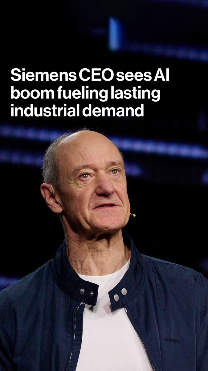 Siemens expects the boom in AI for industrial software to keep fueling its business, after data centre and automation demand rose. CEO Roland Busch tells Tom Mackenzie he sees the technology "enriching" simulation and physics-based software