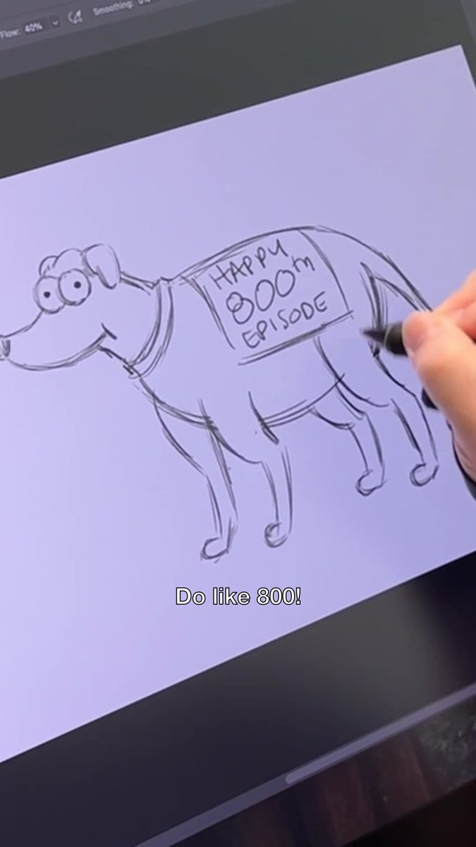 Let’s bring Santa’s Little Helper to life with character designer Eric Keyes! This Sunday, we celebrate 800 episodes on FOX and stream on Hulu.