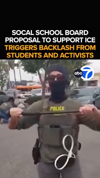 A SoCal school board is considering a resolution to support law enforcement, including ICE agents. Now, students and immigration rights advocates are blasting the idea. The firestorm in the Placentia-Yorba Linda school district -This morning at 6 from ABC7