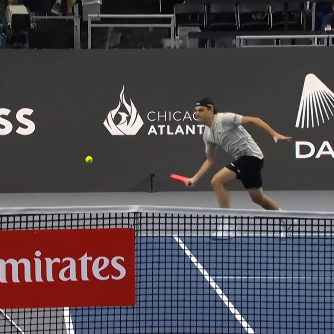 Taylor Fritz has been on FIRE this week in Dallas 🥵 The No. 1 seed took our fellow American Brandon Nakashima 6-3, 6-4 and will face Sebi Korda in the quarters 👀 Who are you backing in that one? 🤔