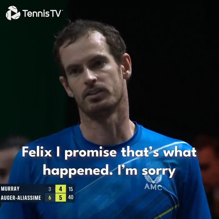 🔙 2022, Drama on the Match point : Murray’s cap falls off as hindrance. Murray : “I’m not trying to cheat. I hit the ball and my cap fell off immediately, I stopped. Félix, I promise you that’s what happened. I’m sorry.”