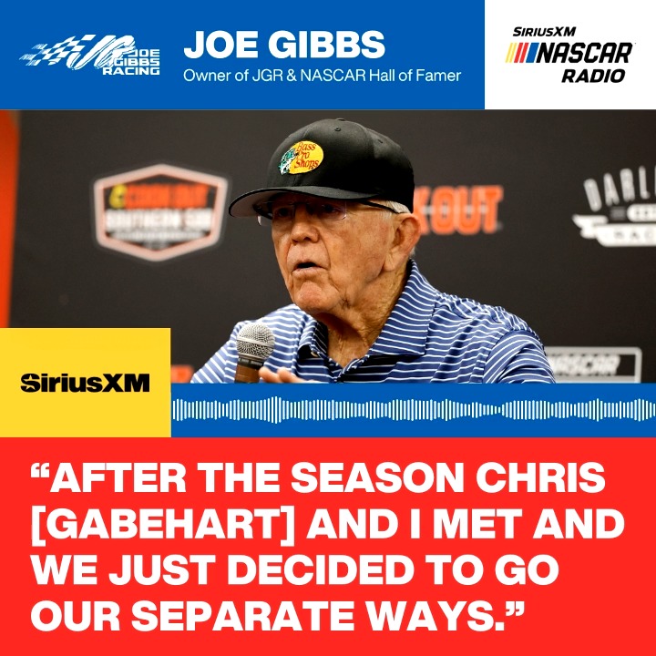🗣️ Coach Joe Gibbs discusses the departure of Chris Gabehart from Joe Gibbs Racing & the resulting changes in their competition department. 💭 "Instead of having one person as the competition director, we actually have (a) committee."