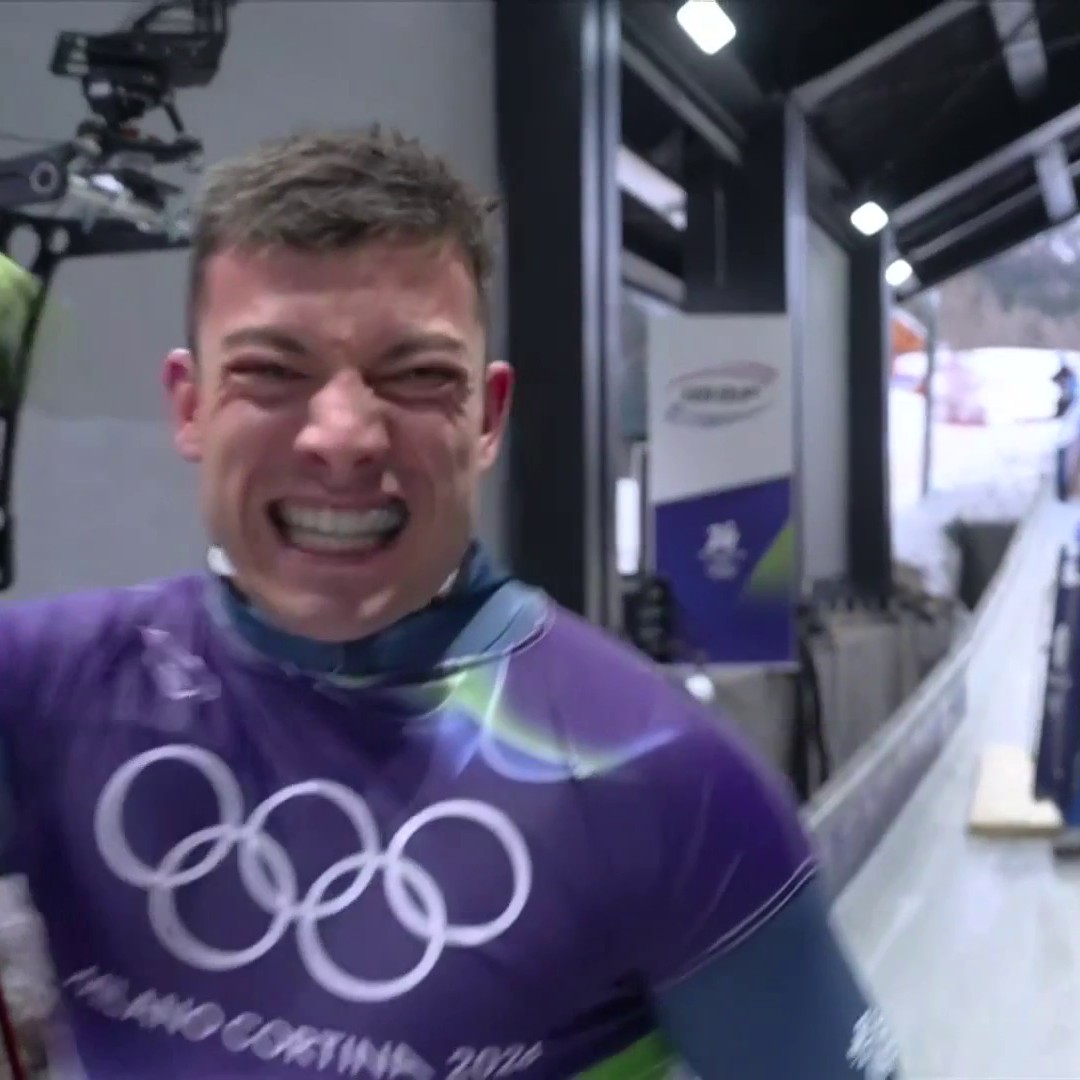 Faster than ever ⚡️ Matt Weston obliterated the track record with a lightning second run in the Men’s Skeleton 🔥