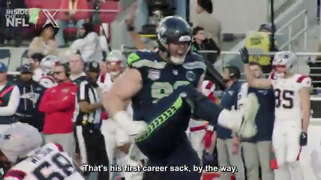 Seattle Seahawks teammates’ reactions to Rylie Mills’ Super Bowl sack tell you want kind of guy he is. A really good one. He was rooted for by his peers the same way when he was at Notre Dame. Class act.