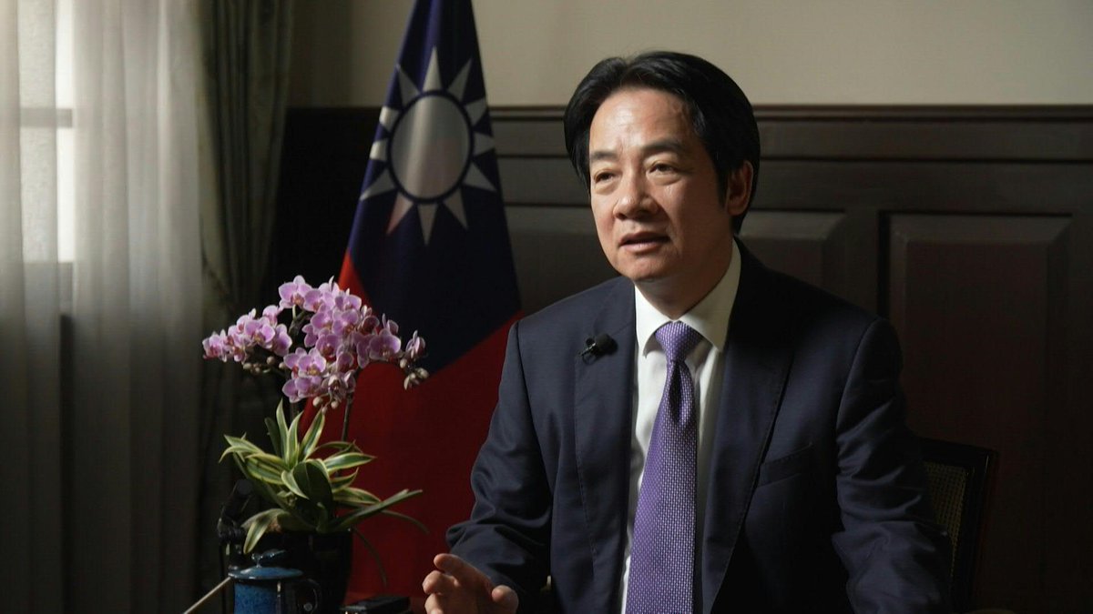🇹🇼 'Taiwan will never be any country's bargaining chip': President Lai Ching-te Taiwanese President Lai Ching-te speaks to AFP in his first interview with an international news agency since taking office in May 2024.