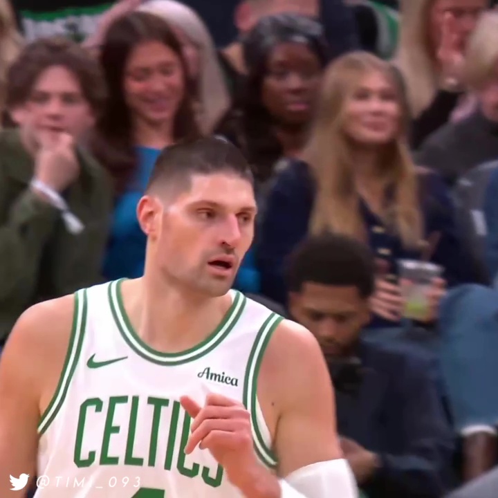 Nikola Vucević did it all against his former team 😤 19 points (4-5 3PT), 11 rebounds, 3 assists, 2 blocks His passing open some new layers to Celtics' offense: