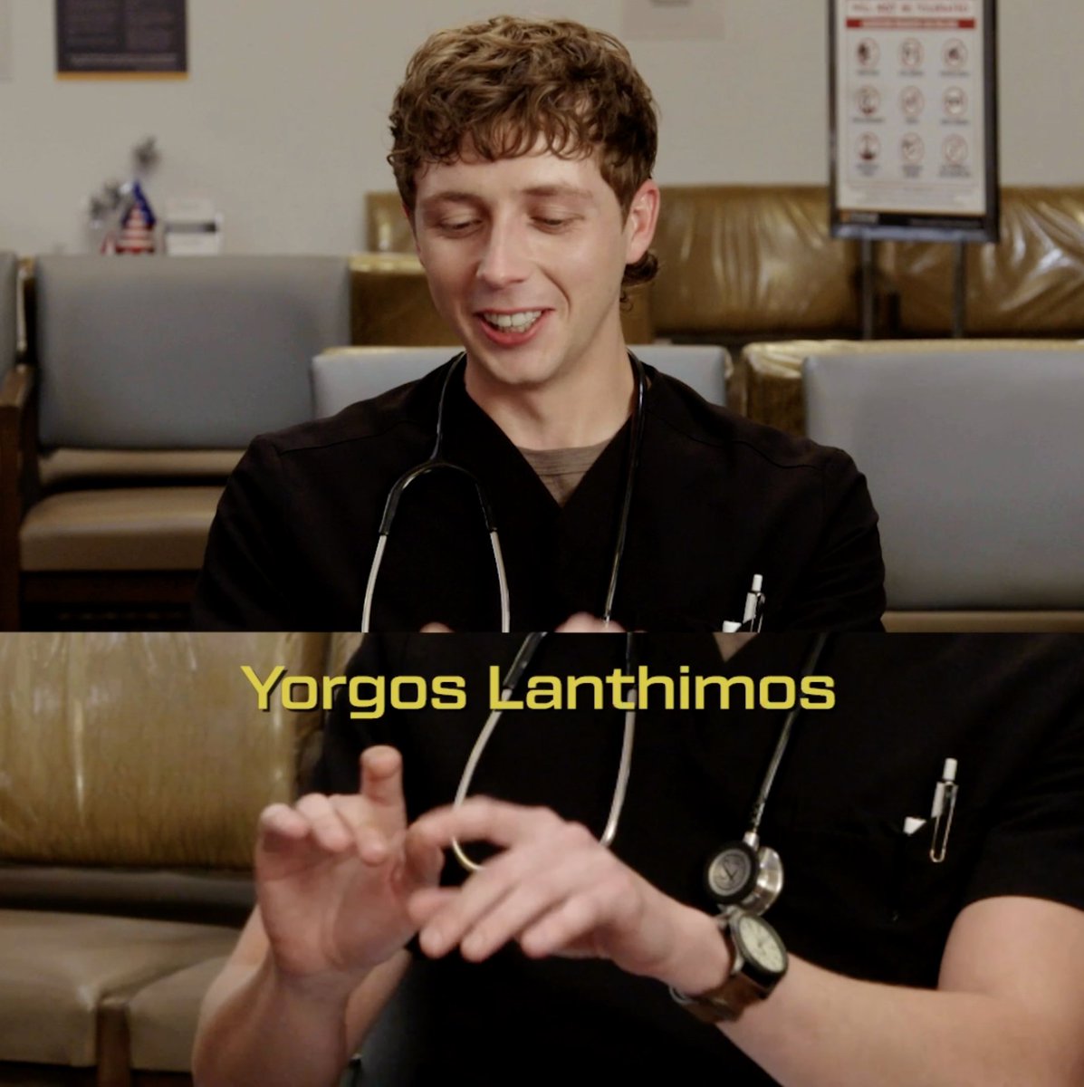 Turns out Yorgos Lanthimos is Gerran's muse. #ThePitt