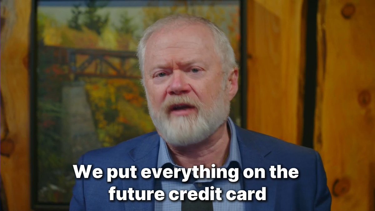 Every generation makes decisions, and what we Boomers have done is architect a system of higher costs by putting everything on a future credit card rather than paying our bills legitimately along the way. We just printed money, and here we are. Everything's expensive, the average age of a first-time home buyer is now 40, and people are delaying starting families because they can't afford to. Full interview:
