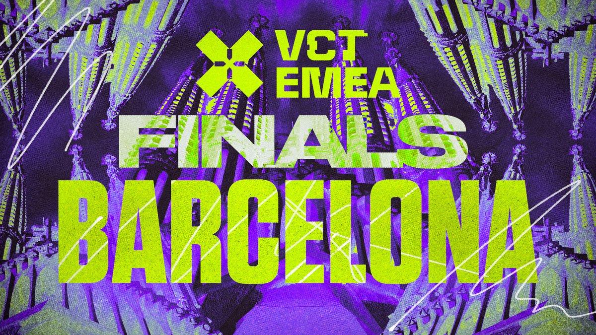 📜 Por primera vez en la historia 📜 🇪🇸 LAS VCT EMEA FINALS SERÁN EN ESPAÑA 🇪🇸 🗓️ Del 28 al 30 de agosto 📍 Olimpic Arena, Barcelona