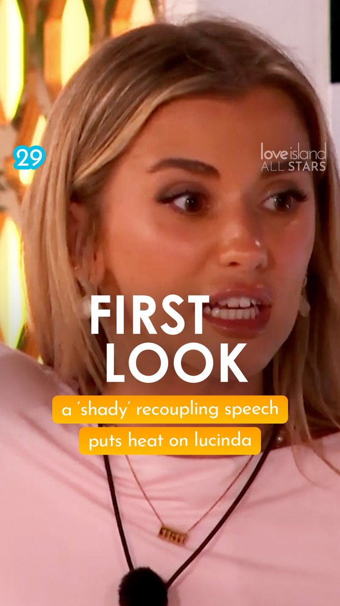 First Look: Belle is left baffled after Lucinda makes a dig during her recoupling speech, and Jessy claps back by questioning Lucinda’s character 😶‍🌫️ #LoveIsland #AllStars