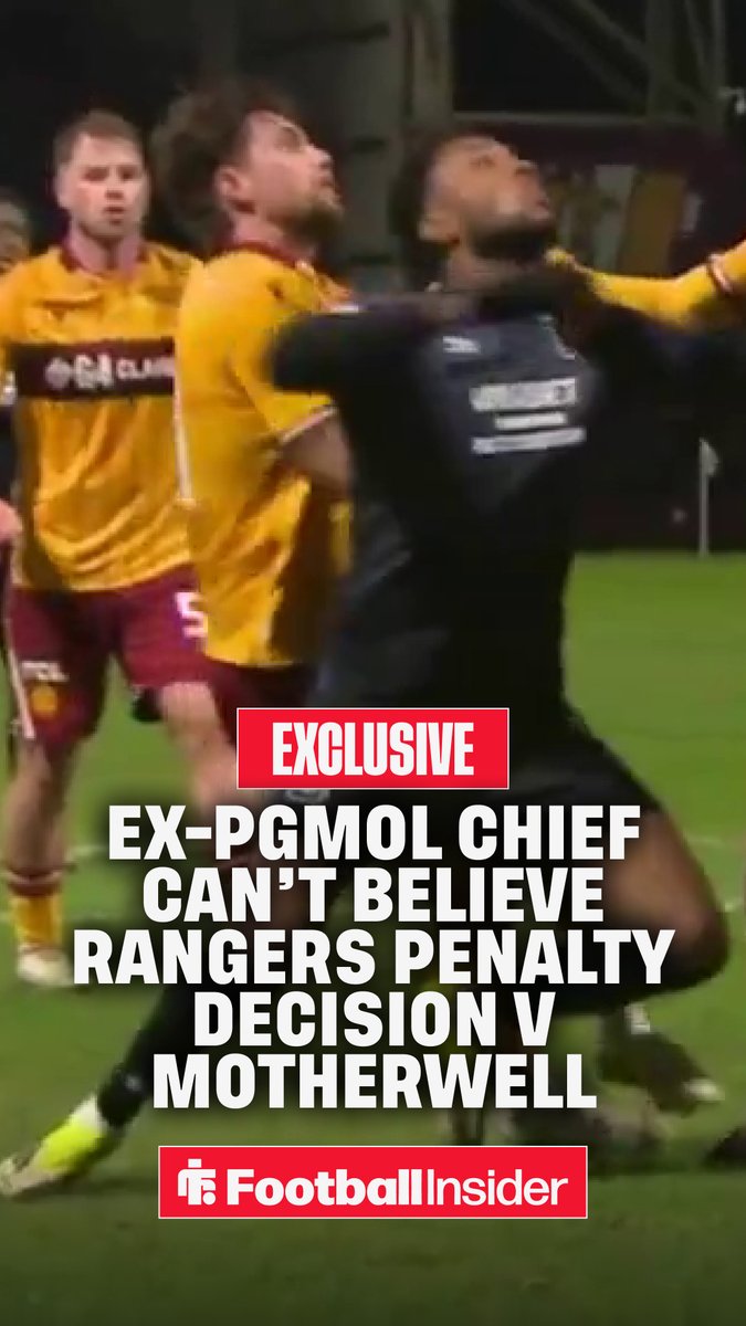 ๐ต "Danny Rohl has every right to be fuming" - Ex-PGMOL chief KEITH HACKETT can't believe Rangers penalty decision during their draw with Motherwell after re-analysing the footage.