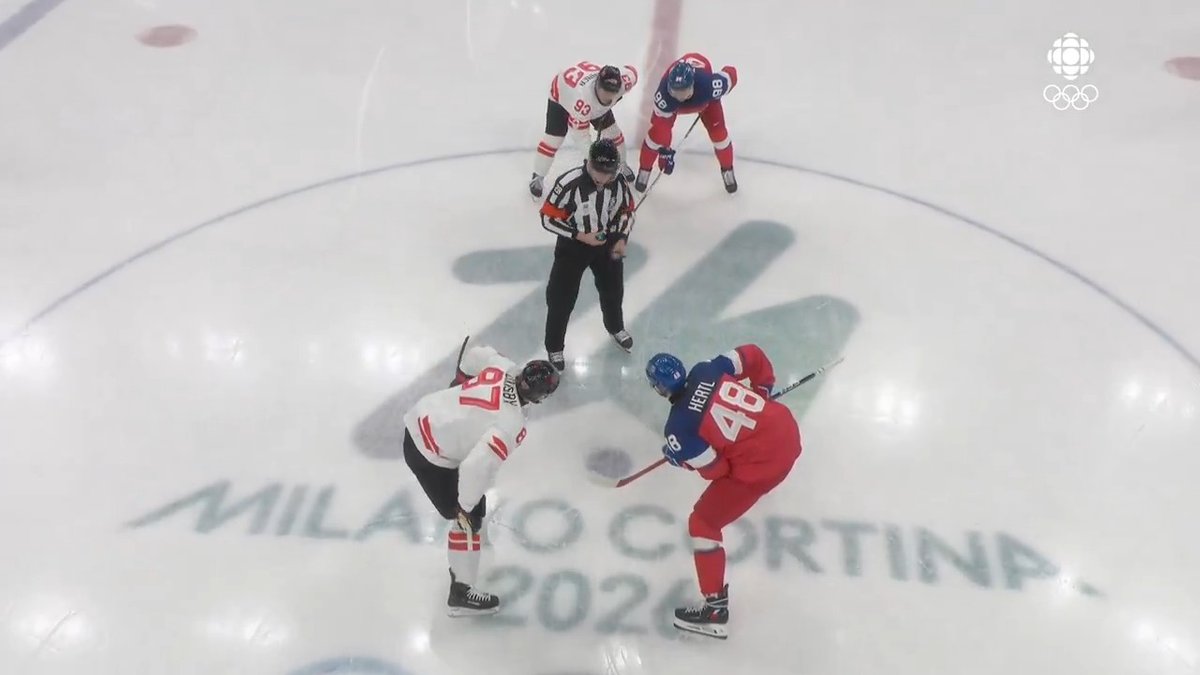 CROSBY TAKES THE OPENING FACE-OFF. NHLERS ARE BACK. LIFE IS GOOD. Watch CAN vs. CZE live here: