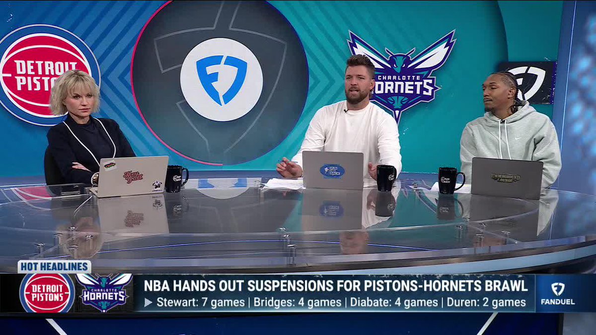 "Miles Bridges kinda got away with something...4 games for him? ... He escalated this fight and goes to the other side of the court and escalates another fight." Lou Williams pleads with Chandler Parsons to stop "telling" 😅 Michelle Beadle | Chandler Parsons | Lou Williams
