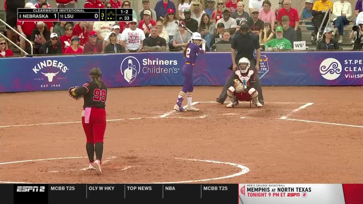 COME ON LEX. 🗣️ Five punchouts for the freshman.