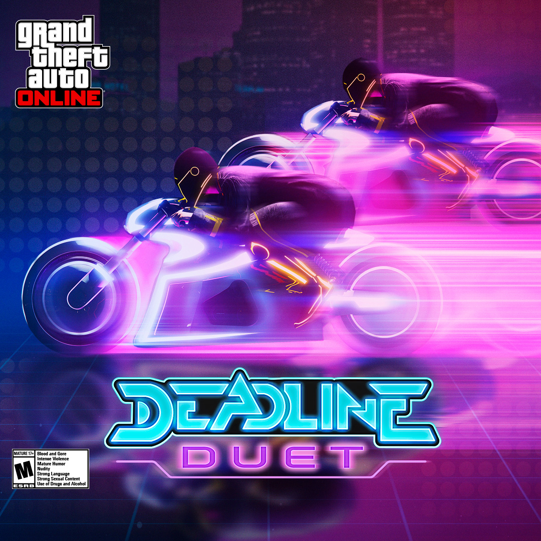 Spark explosive breakups in Deadline Duet, using twin Shotaro beam trails to destroy rival couples, dishing out 3X GTA$ and RP through February 18. Plus, earn GTA$100,000 as an Associate or Bodyguard to fulfill the Weekly Challenge and take home the Valentines Blazer.