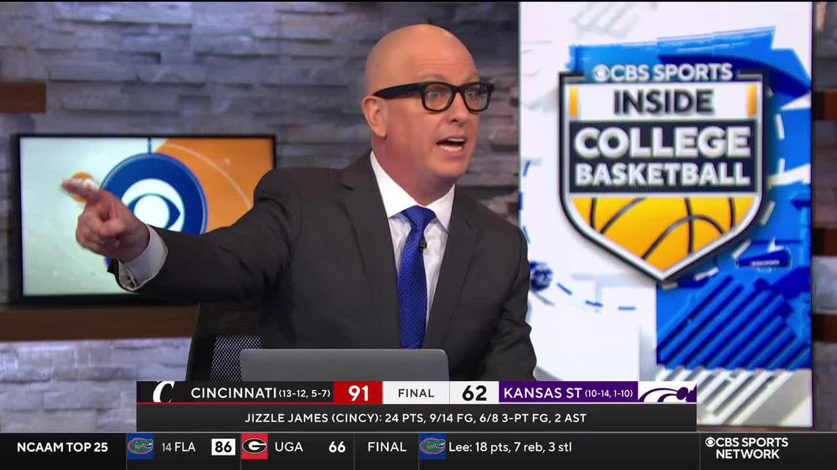 "That was sad... You have a student section filled with students with paper bags over their heads." Gary Parrish says Kansas State has gotten to a rough place.
