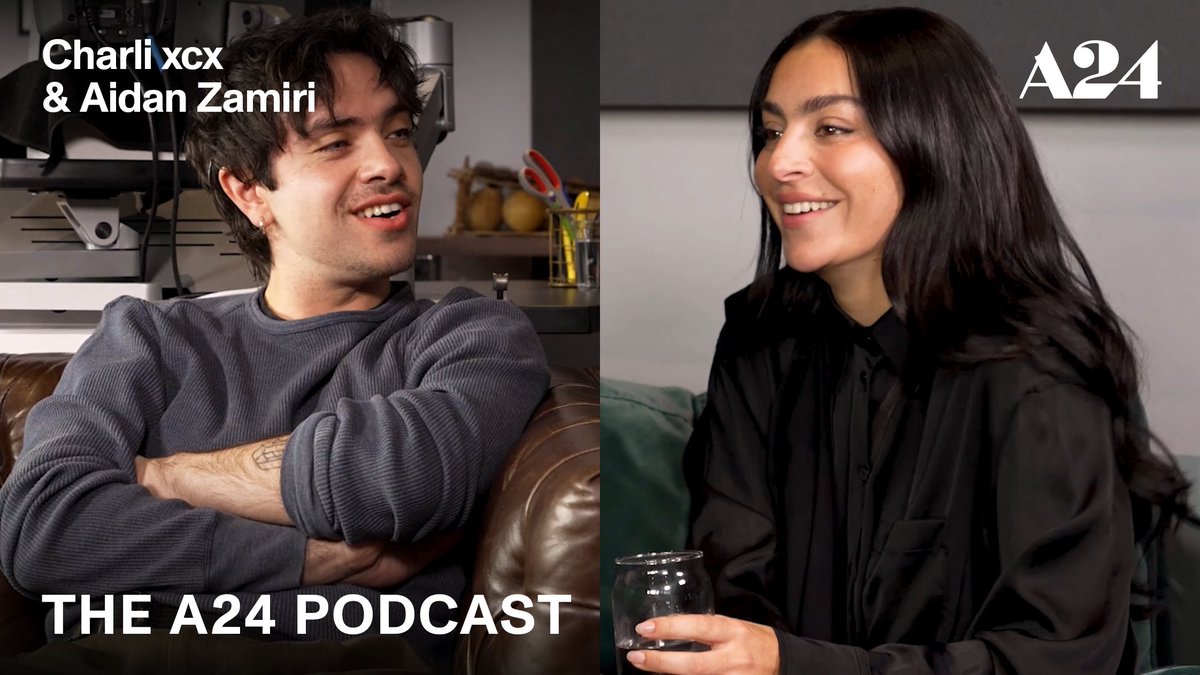 Charli xcx and ‘The Moment’ director Aidan Zamiri for The A24 Podcast