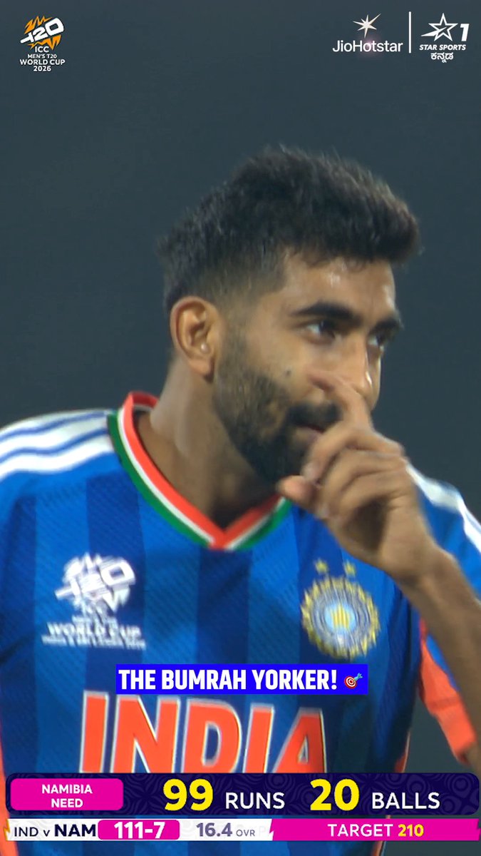 THE YORKER OF BUMRAH 🥶
