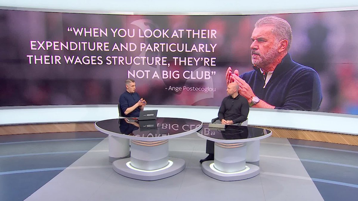''They never went out, spent huge money and huge wages on players'' Analysis on Ange Postecoglou saying Spurs are 'not a big club' 🔽