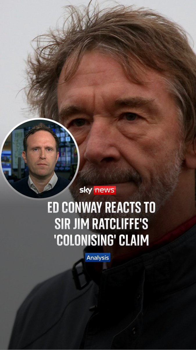 Sir Jim Ratcliffe told Ed Conway that the UK had been "colonised" by immigrants. Our economics and data editor gives his analysis on some of the claims and comments made by the Manchester United co-owner during their interview. 🔗 Watch in full here: