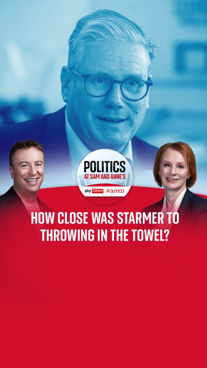 Just how close did Keir Starmer get to throwing in the towel on his premiership? Sam Coates Sky and anne mcelvoy discuss whether he really wanted to go on after a turbulent few weeks in No10. 🔗Listen to #PASAA here: