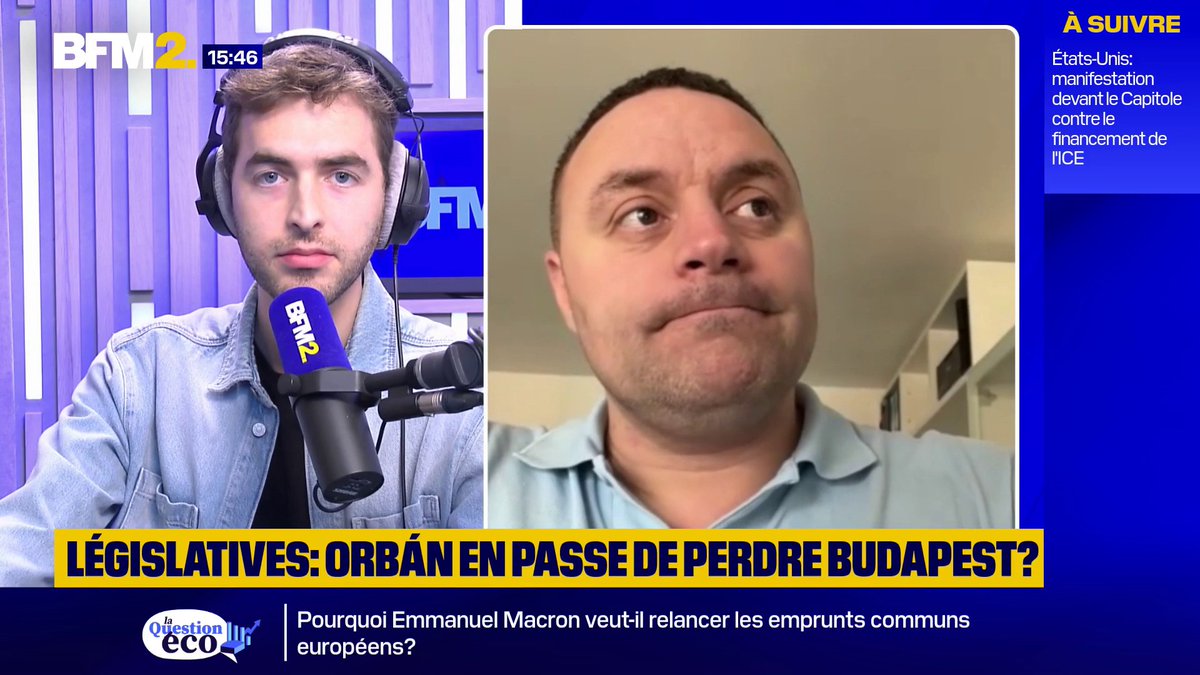 Législatives en Hongrie: "Viktor Orbán fera tout pour conserver le pouvoir en utilisant les méthodes les plus sales", affirme Ulrich Bounat, analyste géopolitique, spécialiste de l'Europe centrale et de l'Est #BFM2