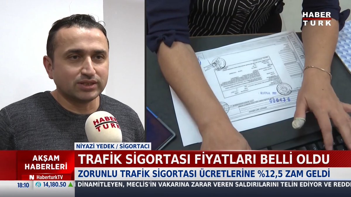 Araç sahiplerine bir kötü haber de sigorta şirketlerinden geldi. Sigorta ve kasko şirketleri poliçelere yüzde 12,5 zam yaptı. Türkiye, dünyada en yüksek sigorta maliyeti olan ülkeler arasında yer alıyor.