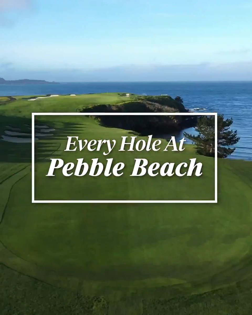 Pebble Beach in two minutes. 🤩