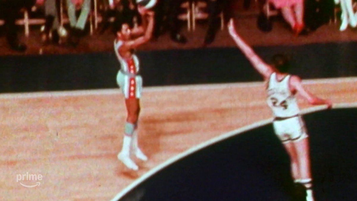 The ABA invented the three point shot 🤯 Soul Power: The Legend of the American Basketball Association is streaming on Prime Video.