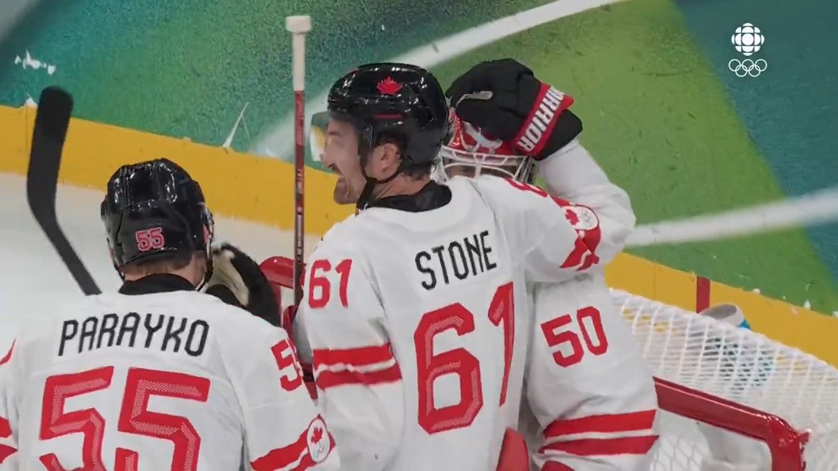 First Olympic shutout for Binnington 🇨🇦 Canada defeats Czechia 5-0 🚨 Canada next takes on Switzerland, tomorrow at 3:10pm ET on CBC Gem