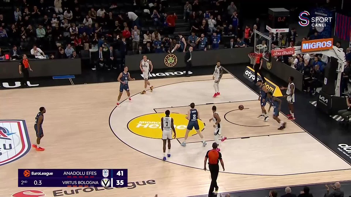 🔔DEVRE Anadolu Efes 43-35 Virtus Bologna