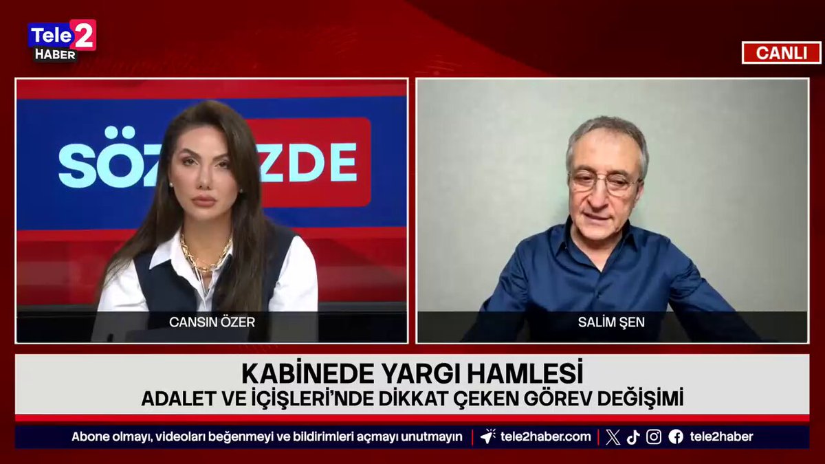 Salim Şen: Yeni bir hazırlık yapılıyor. Tamamen seçim atmosferidir. RTÜK Başkanı değişti, İletişim Başkanı değişti, şimdi Adalet Bakanı üzerinden yargısal süreçler yeniden kurgulanıyor. Bir taraftan güvenlik bürokrasisi değişti.