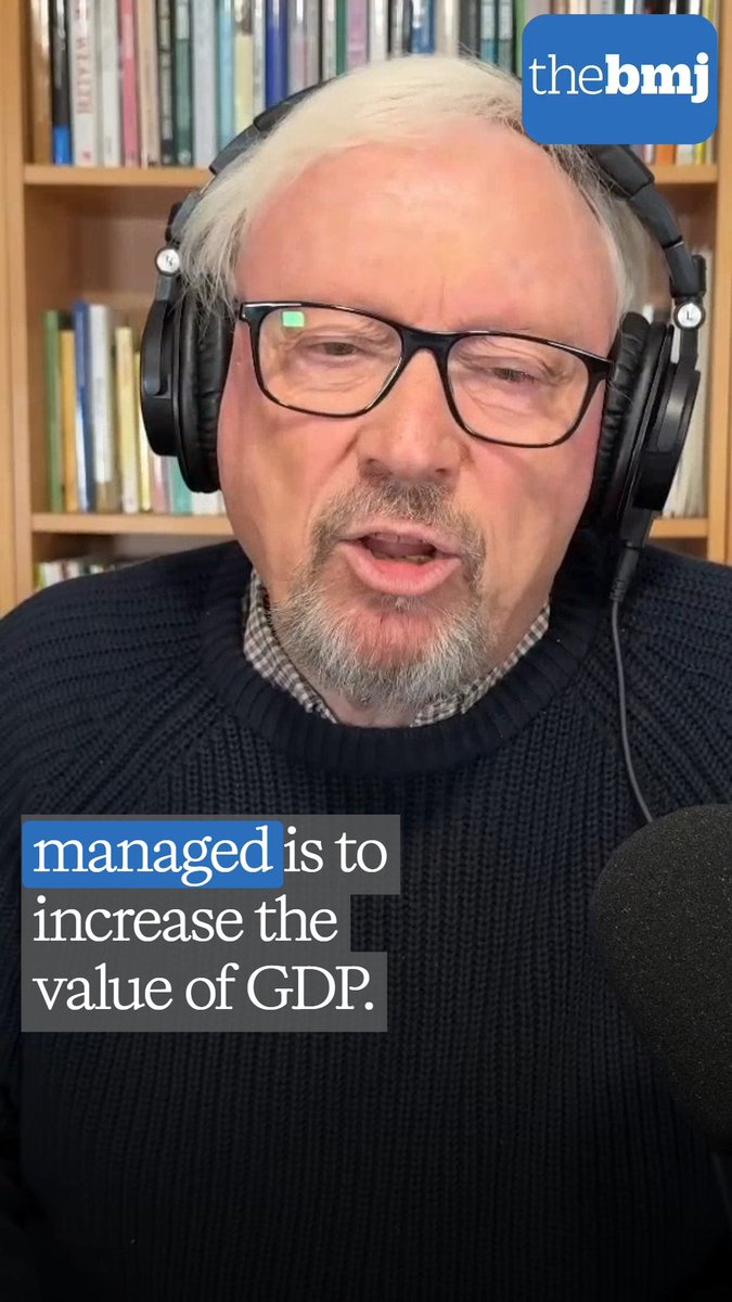 Is the NHS there to improve health, or GDP? @richardjmurphy tells Kamran Abbasi, in The BMJ's medicine and science podcast, that he thinks care takes a back seat.
