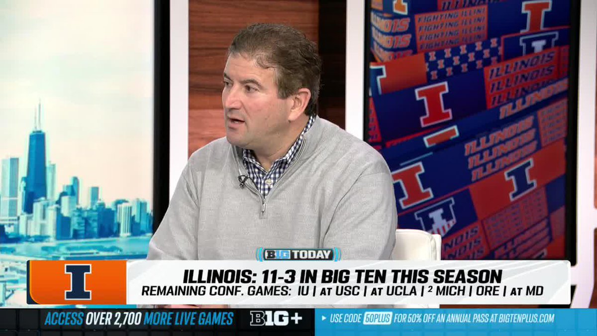 "Michigan and Illinois are the two teams out of the Big Ten that I think can get to the Final Four." 🗣️ Do you agree with Andy Katz? 🤔 #B1GToday