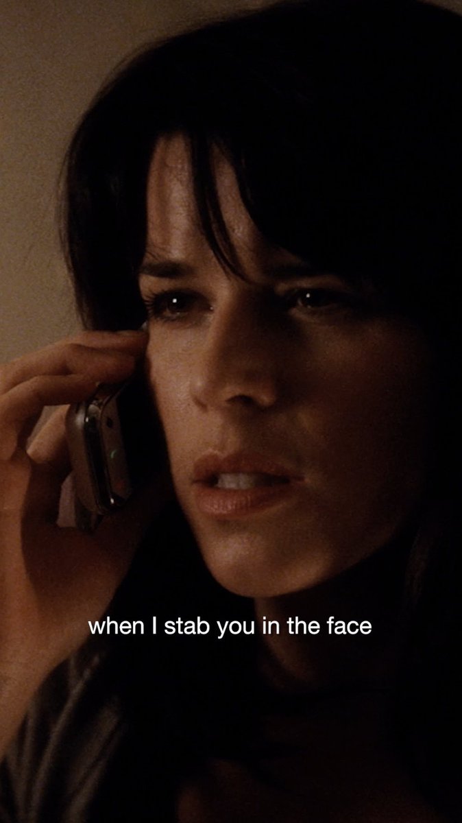 should’ve just let it ring, Sidney. #Scream4