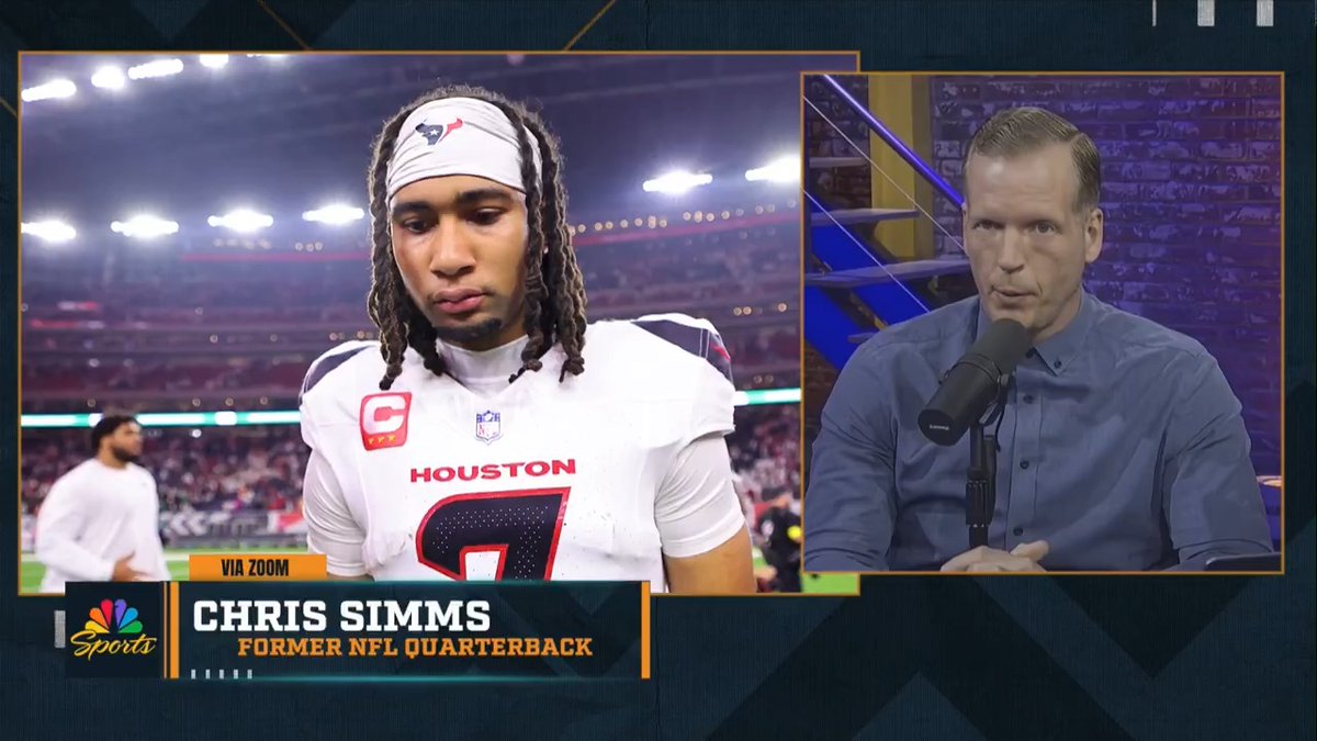 "I sit here now, I guess, giving the edge to Bryce Young – but don't feel necessarily great about that." – Chris Simms weighs in on the Bryce Young vs C.J. Stroud debate.