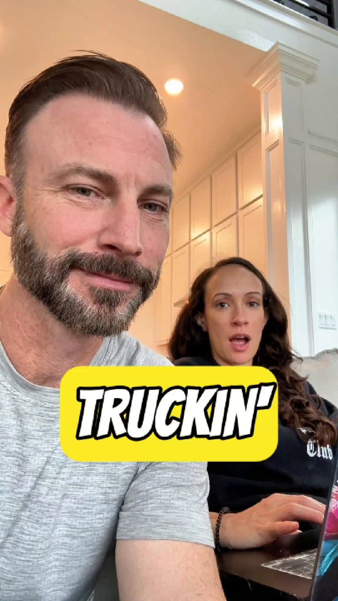 Truck driver game #meettheharrisons #theharrisons