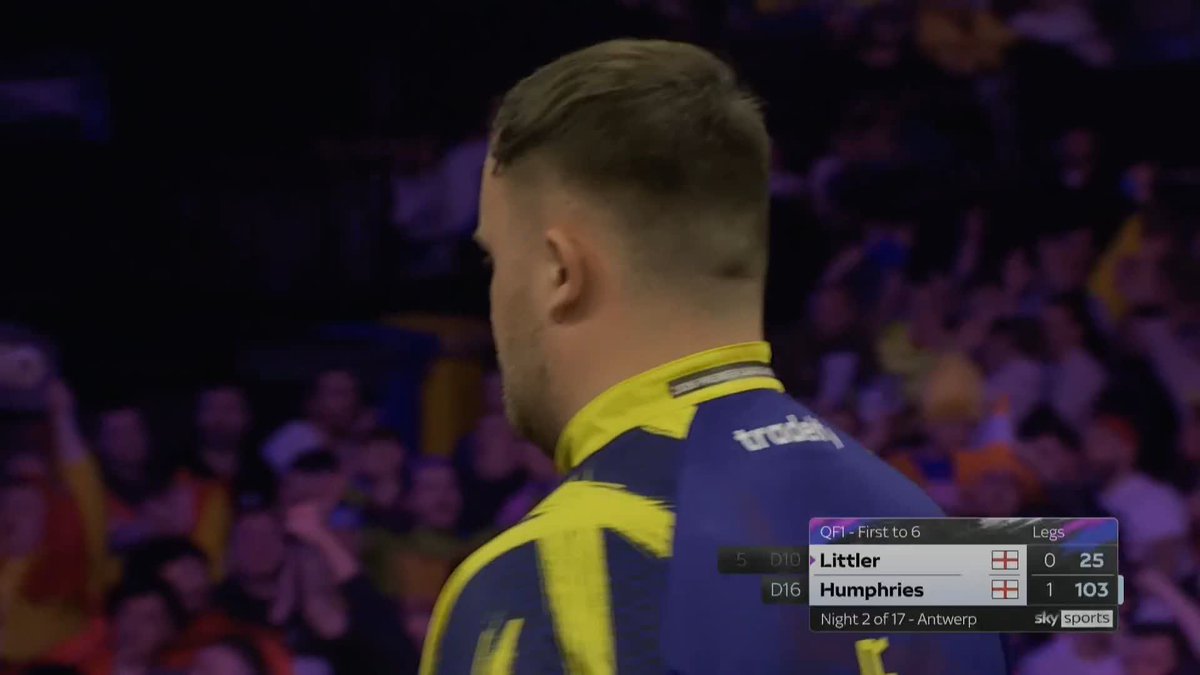 Hi PDC Darts, please get rid of the surround that’s the same colour as half of the board and sort the cameras out, it’s borderline unwatchable Sincerely, everyone 😂