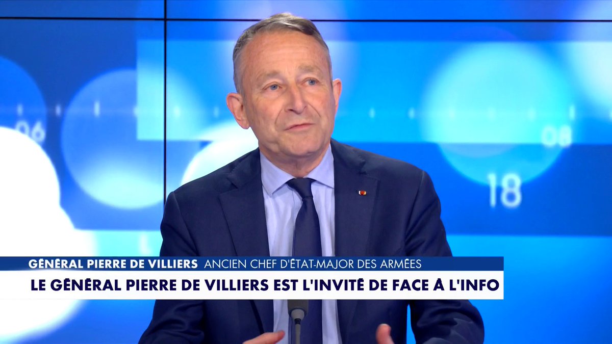Interrogé sur son ouvrage «Pour le succès des armes de la France», le général Pierre de Villers répond : «Dans ce contexte d'immigration massive, on a un monde explosif. [...] Ce qui me fait peur c'est que l'Europe et la France soient les faibles du Monde», dans #Facealinfo