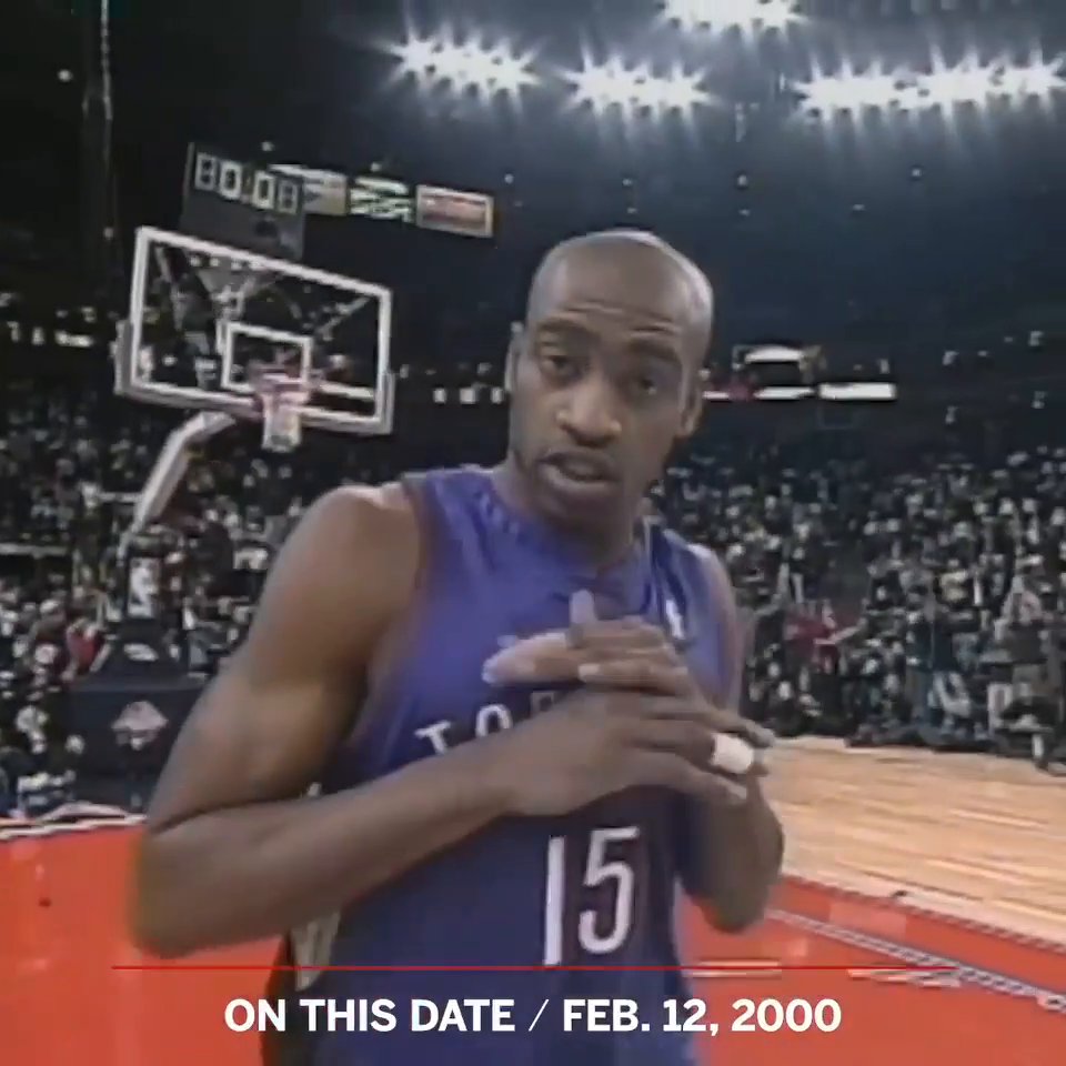 It was 26 years ago today that Vince Carter dropped the 🐐 Slam Dunk Contest performance. 🔥 (🎥: SportsCenter)