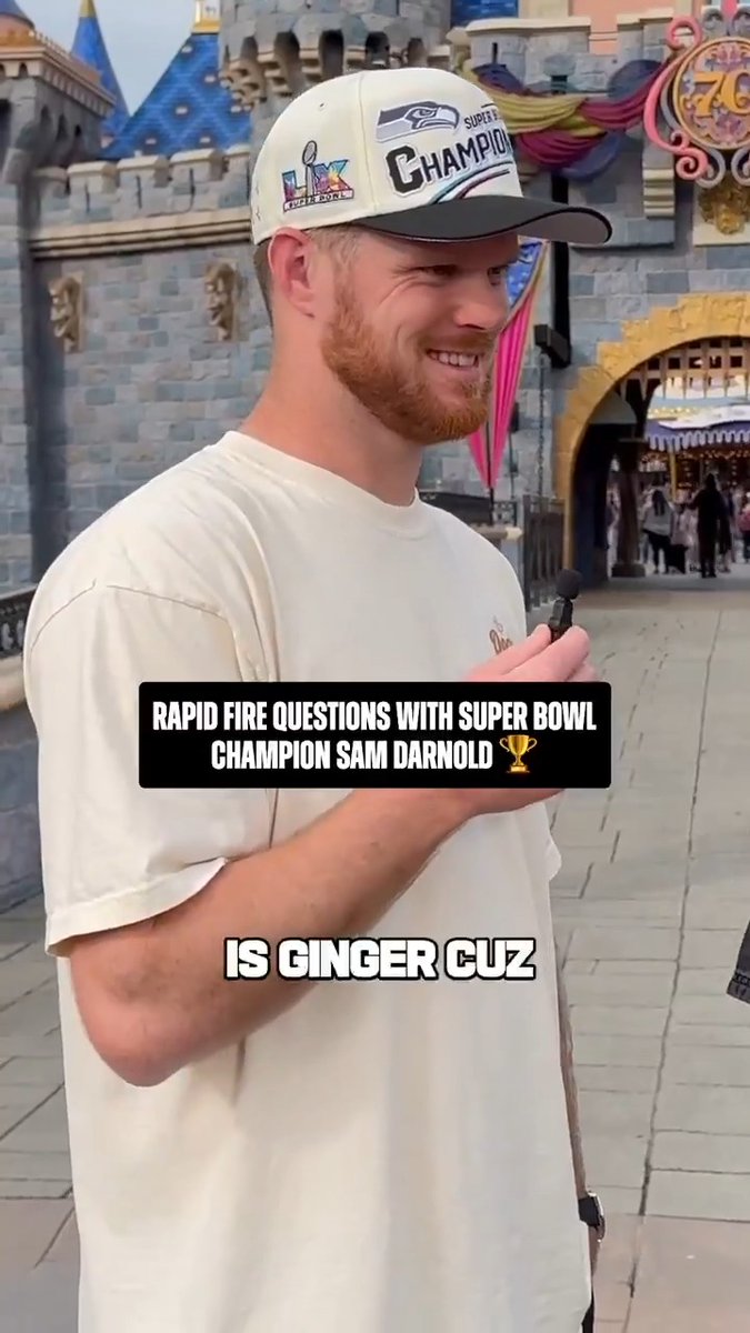 Sam "Ginger Cuz" Darnold ✅