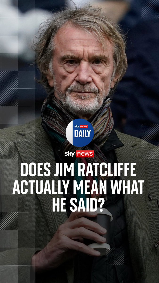 Sir Jim Ratcliffe has apologised for his ‘choice of language’ in an interview in which he said the UK is being ‘colonised’ by immigrants. But is the Man United co-owner serious about what he said? Niall Paterson is joined by Ed Conway on the Daily Podcast. 🎧