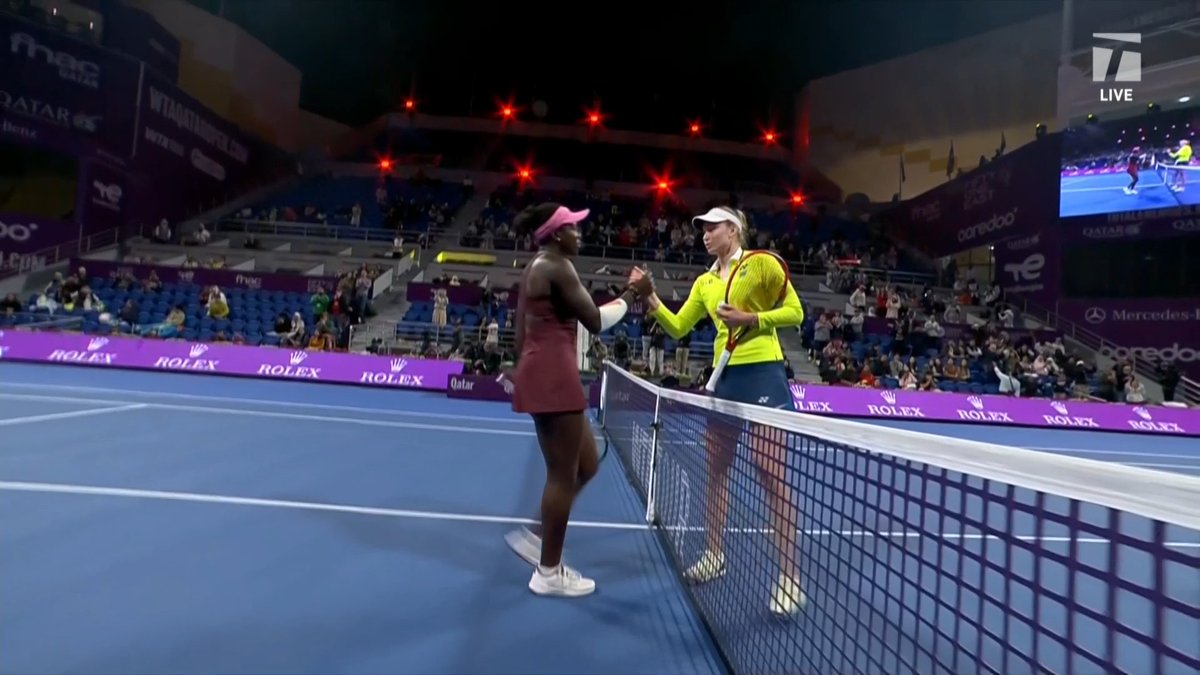 Victoria Mboko just beat two of the best players in the world in Qatar After taking down Mirra Andreeva in three, she handed Elena Rybakina her first loss in what feels like a decade Mboko is ELITE
